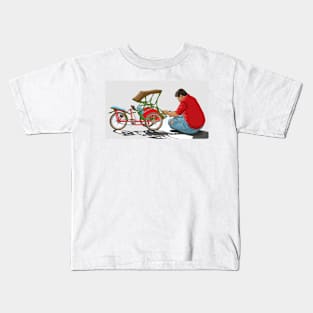 rickshaw repair Kids T-Shirt